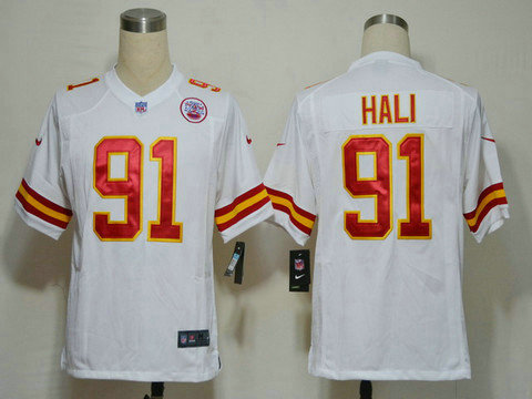 City Chiefs 91 Tamba Hali White Jerseys Game NFL Kansas